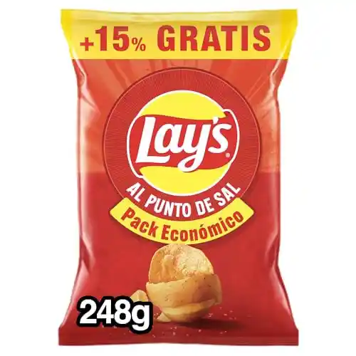 Pack 2x248g Lay's Patatas Fritas al Punto de Sa (-70% en 2ª unidad)