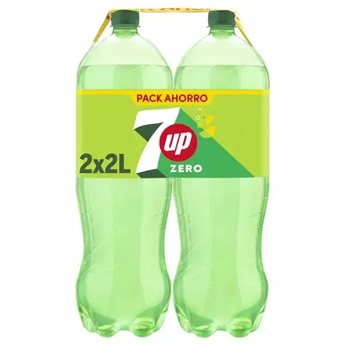 Pack 2x2L refresco 7 UP Cero Lima-Limón sin azúcares