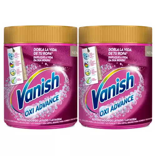 Pack 2x400g Vanish Oxi Advance Quitamanchas para la ropa