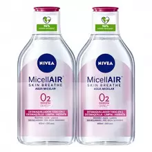 Pack 2x400ml NIVEA Agua Micelar Limpiador Desmaquillante Piel Seca y Sensible