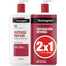 Pack 2x750ml Crema Hidratante Corporal Neutrogena Reparación Intensa