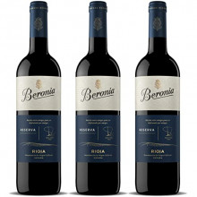 Pack 3 botellas de Beronia Reserva - Vino D.O.Ca. Rioja