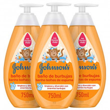 Pack 3 geles de baño para pieles delicadas Johnson's Baby