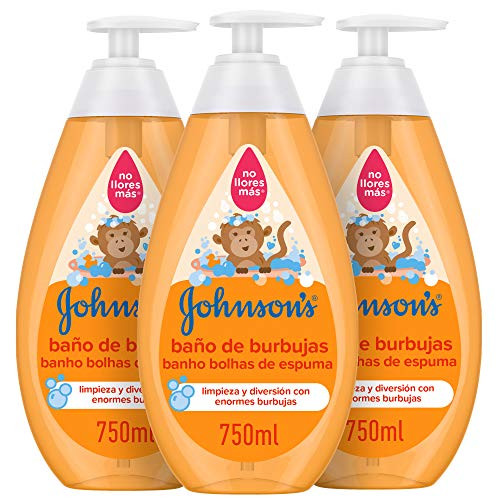 Pack 3 geles de baño para pieles delicadas Johnson's Baby