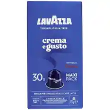 Pack 30 Cápsulas Café Compatibles Nespresso - Lavazza Crema e Gusto Classico