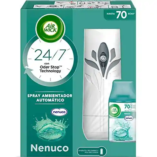 Pack 3x Air Wick Freshmatic Aparato y Recambio de Ambientador Spray Automático Nenuco