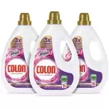 Pack 3x botellas de Colon Vanish Advanced -  Detergente para lavadora, formato gel - 93 dosis en total