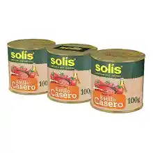 Pack 3x botes de 100g de SOLÍS Tomate Frito Estilo Casero