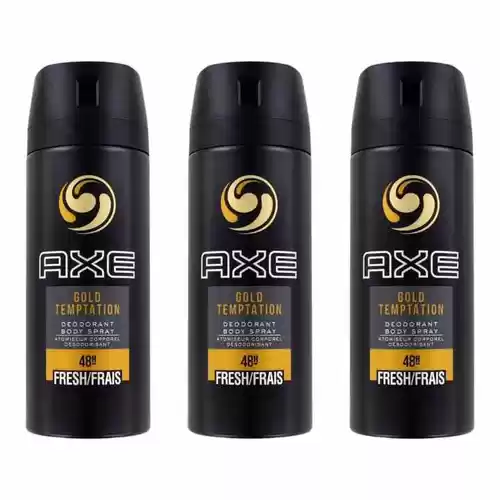 Pack 3x botes de 150ml AXE GOLD TEMPTATION 48H (Total 450ml)