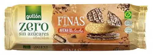 Pack 3x Galletas Finas Choco Leche Zero Sin Azúcares de Gullón