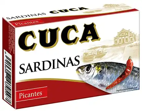 Pack 3x latas de Sardinas Picantes 120g Cuca