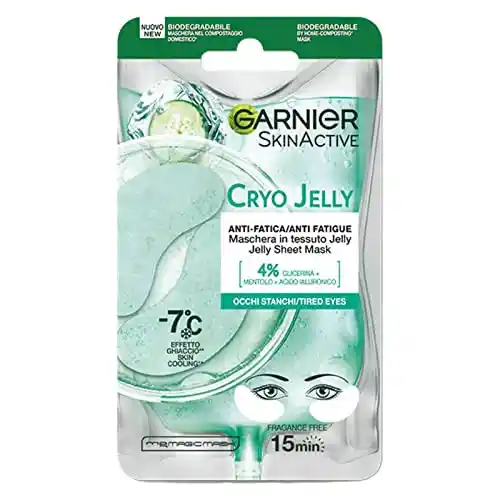 Pack 3x Mascarillas Contorno Ojos Garnier Hyaluronic