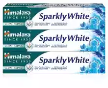 Pack 3x pasta de dientes Himalaya Herbals Sparkly White - a base de hierbas 100% vegana