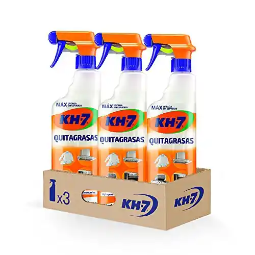 Pack 3x Quitagrasas Spray KH-7