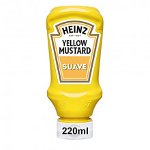 Pack 3x Salsa Mostaza Americana Suave Heinz 220ml (PROMO 3x2)