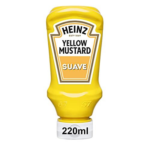 Pack 3x Salsa Mostaza Americana Suave Heinz 220ml (PROMO 3x2)