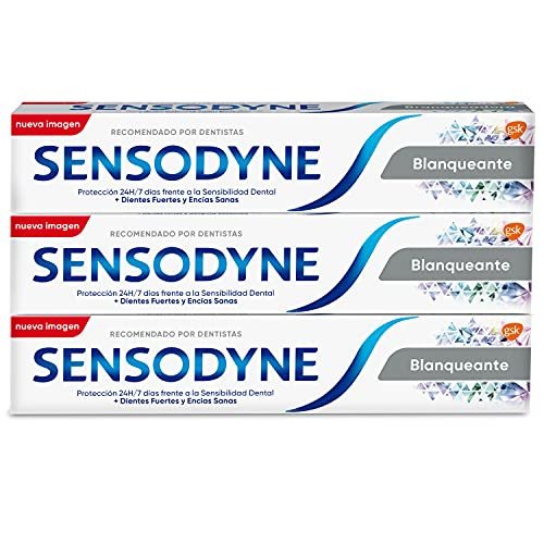 Pack 3x Sensodyne Blanqueante, Pasta de Dientes Blanqueante