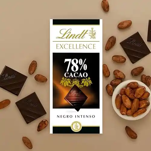 Pack 3x tabletas de chocolate Lindt Chocolate EXCELLENCE 78%