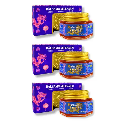 Pack 3x unidades Bálsamo Milenario Extra Fuerte 90 gr. (Efecto Antiinflamatorio Natural)