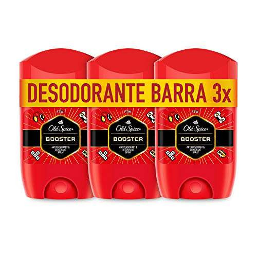 Pack 3x150 ml Old Spice Booster Antitranspirante Y Desodorante