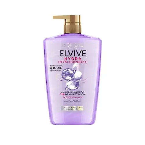 Pack 3x1L L'Oréal Paris Elvive Hidra Hialurónico Champú 72h de Hidratación