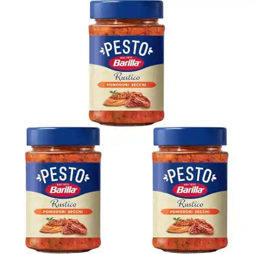 Pack 3x200g botes de Pesto Rústico Barilla