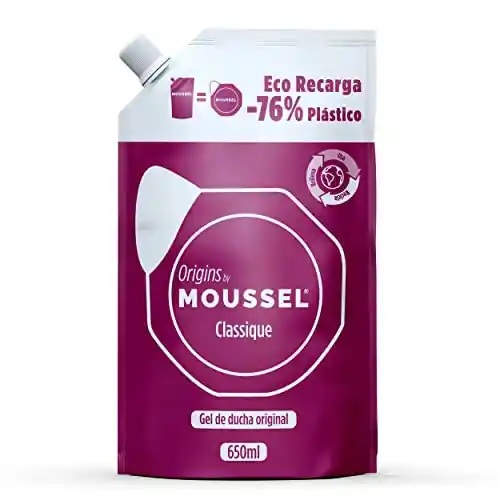 Pack 3x650ml Gel de Ducha Moussel Classique Ecopack