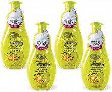 Pack 4 botes de jabón de manos The Fruit Company Mousse Melón