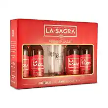 Pack 4 Cervezas La Sagra + Vaso 1/2 Pinta