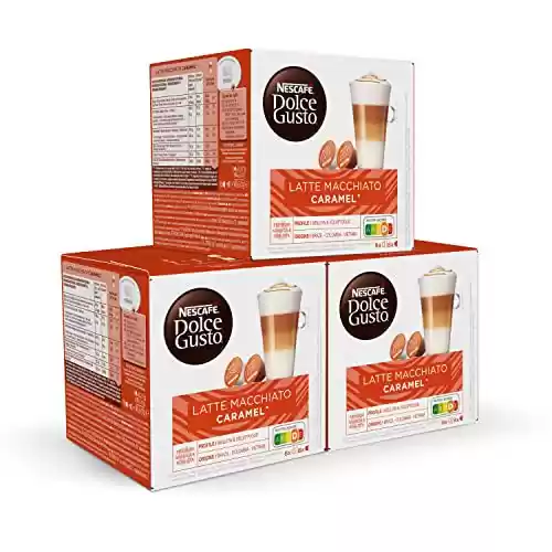 Pack 48 cápsulas Dolce Gusto NESCAFÉ Latte Macchiato Caramel