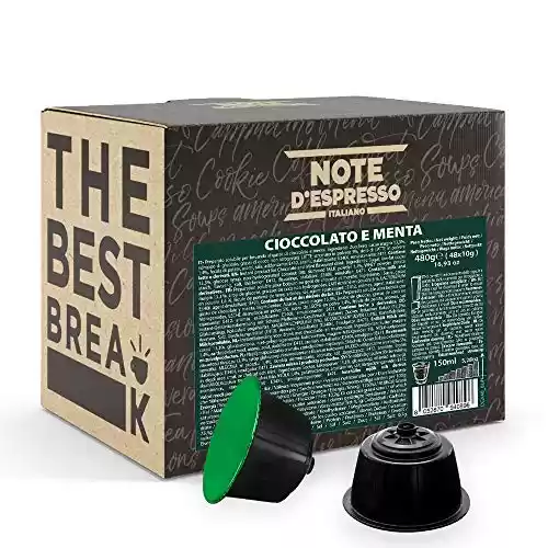 Pack 48 cápsulas Note d'Espresso - Chocolate a la Menta - Compatibles con Cafeteras NESCAFE DOLCE GUSTO