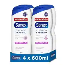 Pack 4x Gel de Ducha Sanex Pro Hydrate Cuidado Experto