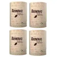 PACK 4x Rollos de Cocina Tamaño XXL Renova Ecológico Love & Action 2 capas