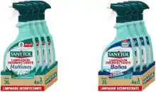 Pack 4x Sanytol Desinfectante Multiusos + 4x Desinfectante Antical Baños
