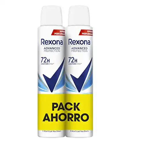 Pack 4x200ml Rexona Desodorante Aerosol Advance Protection Cotton Dry 72h para mujer