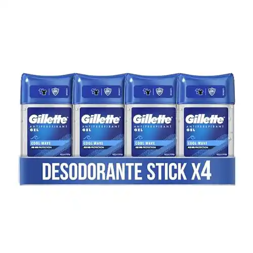 Pack 4x70ml Desodorantes Gillette Cool Wave