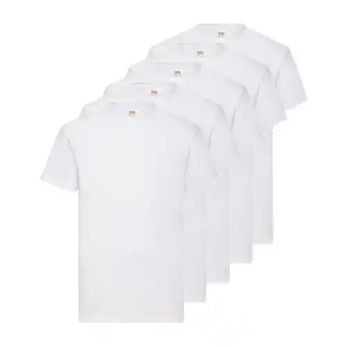 Pack 5 Camisetas FRUIT OF THE LOOM ORIGINAL