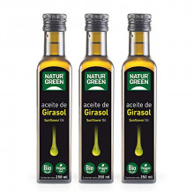 Pack 6 botellas de Aceite de Girasol Bio NaturGreen 250 ml