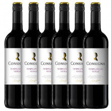 Pack 6 botellas vino tinto Consigna Tinto Tempranillo - Shiraz