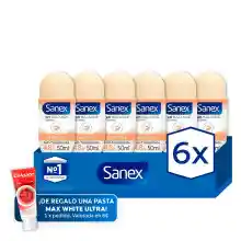 Pack 6 Desodorante roll-on Sanex pH Balance + ENVIO GRATIS HOY