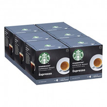 Pack 6 x 12 cápsulas café STARBUCKS Espresso Dark Roast De Nescafe Dolce Gusto