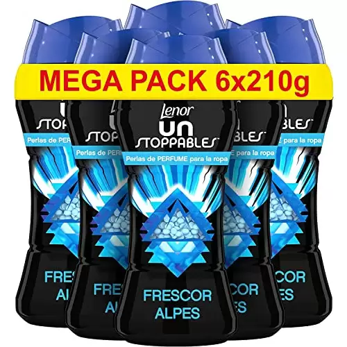 Pack 6 x 210g Lenor Unstoppables Potenciador De Fragancia Para El Lavado