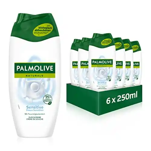 Pack 6 x 250 ml Gel de ducha Palmolive Sensitive