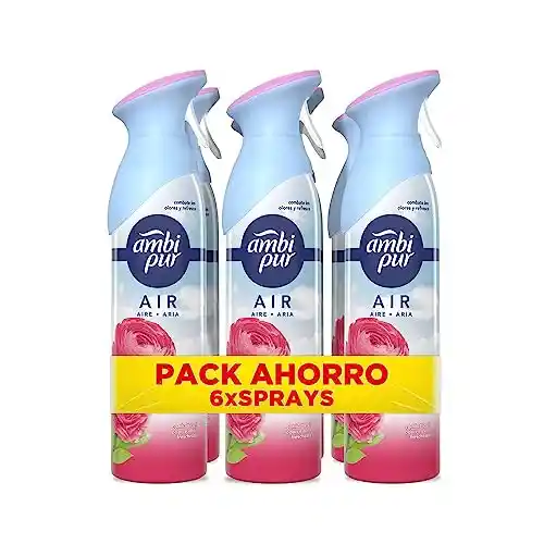 Pack 6x 300ml Ambipur Ambientador Casa Spray