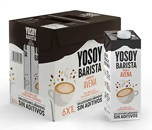 Pack 6x Bebida de avena Yosoy Barista 1L