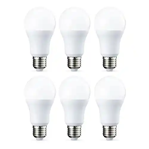 Pack 6x Bombillas LED E27 10W blanco frío, Amazon Basics