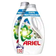 Pack 6x botellas de detergente líquido lavadora Ariel Sea Breeze & Jasmine