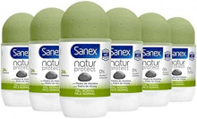 Pack 6x desodorantes unisex Sanex Natur Protect