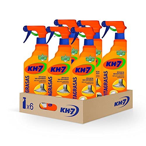 Pack 6x KH-7 Quitagrasas Desengrasante Pulverizador 650ml