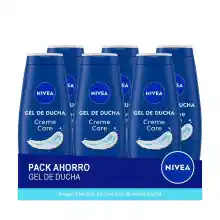 Pack 6x Nivea Creme Care Gel de Ducha 650ml